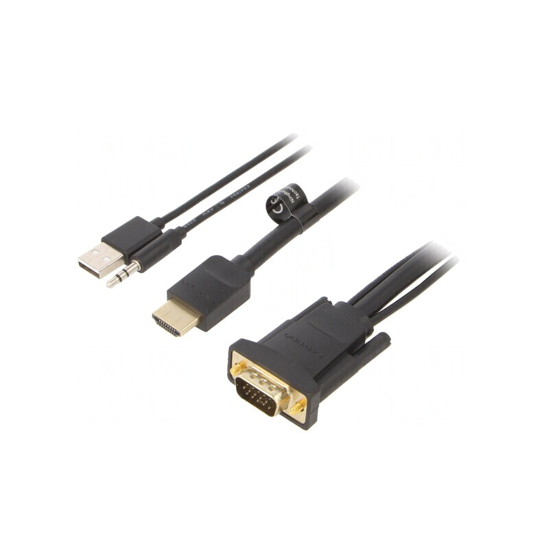Cablu HDMI 1.4 2m Negru | Electronic-mag.ro | Componente Electronice