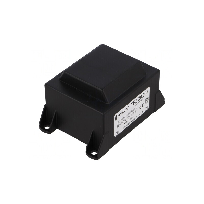 Transformator încapsulat 20VA 230VAC 24V PCB | Electronic-mag.ro | Componente Electronice