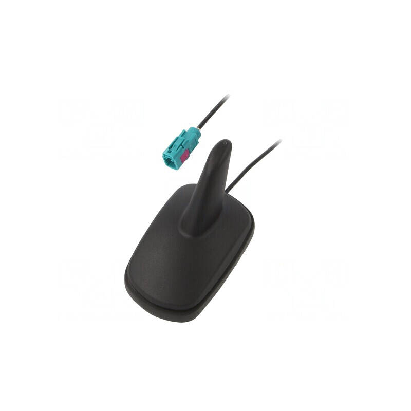 Antena Auto Shark AM/FM cu Amplificator Neagră 12V | Electronic-mag.ro | Componente Electronice