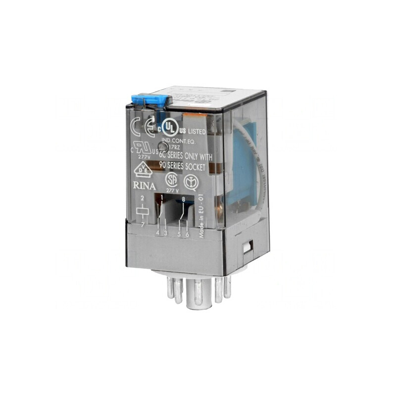 Releu Electromagnetic DPDT 110VDC 10A | Electronic-mag.ro | Componente Electronice