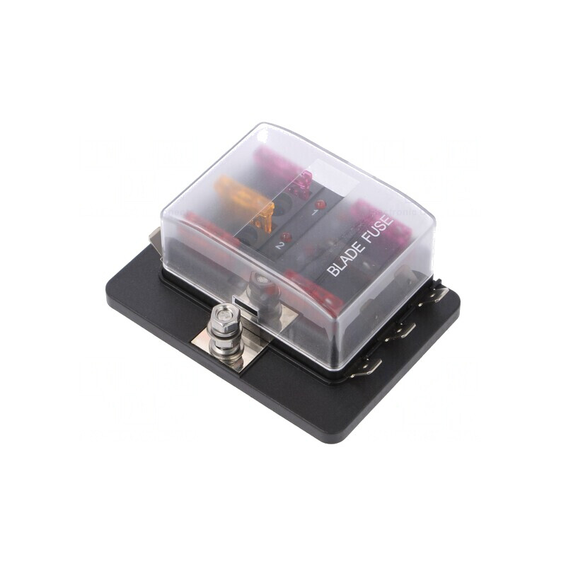 Splitter Alimentare Auto 6 Siguranțe cu LED | Electronic-mag.ro | Componente Electronice Splitter Alimentare Auto 6 Siguranțe cu LED | Electronic-mag.ro | Componente Electronice