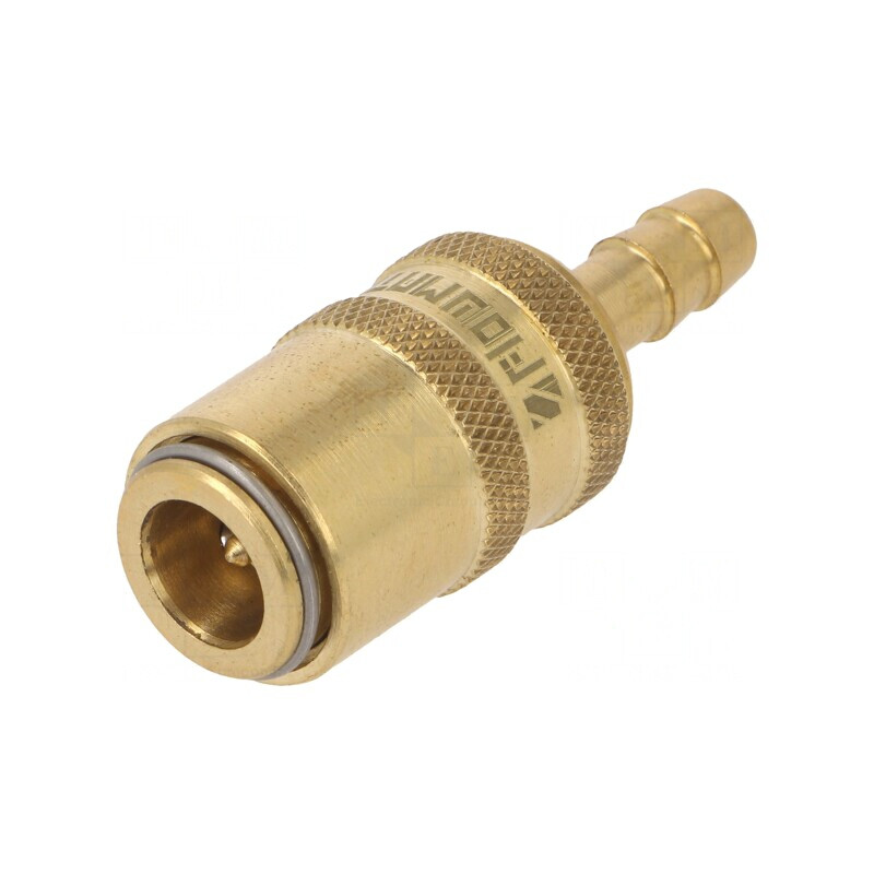 Conector rapid cu supapă 10bar alamă FPM | Electronic-mag.ro | Componente Electronice