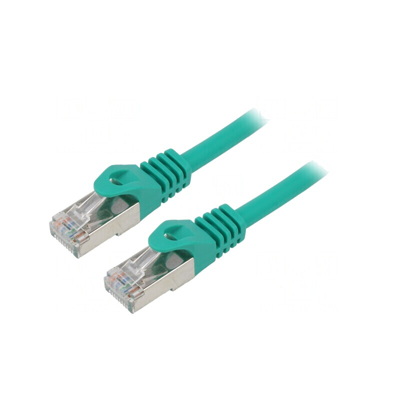 Cablexpert Patch Cord S/FTP Cat6a LSZH Verde 20m | Electronic-mag.ro | Componente Electronice