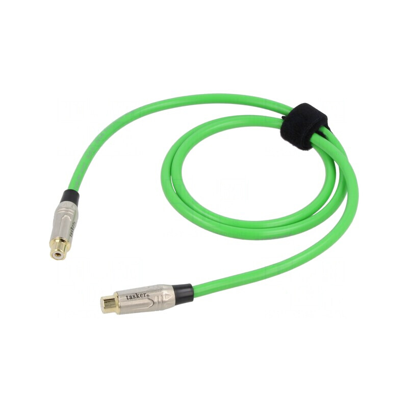 Cablu RCA Soclu Aurit Verde 1m | Electronic-mag.ro | Componente Electronice