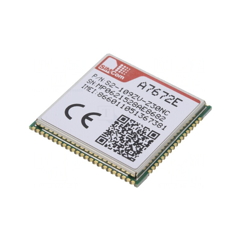 Modul LTE 10Mbps Down 5Mbps Up SMD EDGE GPRS GSM LTE CAT1 | Electronic-mag.ro | Componente Electronice