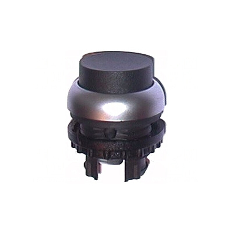 Comutator Buton Apăsare 22mm Negru | Electronic-mag.ro | Componente Electronice