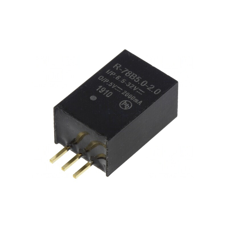 Convertor DC/DC 10W 6.5-32V la 5V 2A SIP3 | Electronic-mag.ro | Componente Electronice