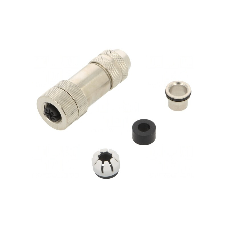 Mufă M12 4-PIN Mamă DeviceNet/CANopen IP65 | Electronic-mag.ro | Componente Electronice