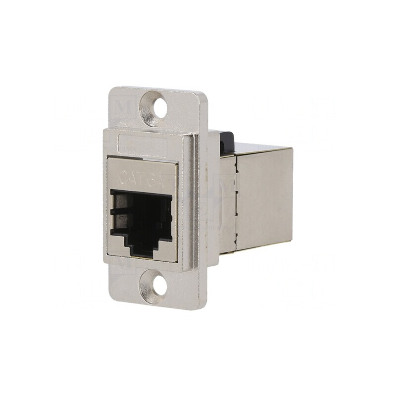Adaptor DUALSLIM Cat 6a Ecranat 8p8c 29mm | Electronic-mag.ro | Componente Electronice