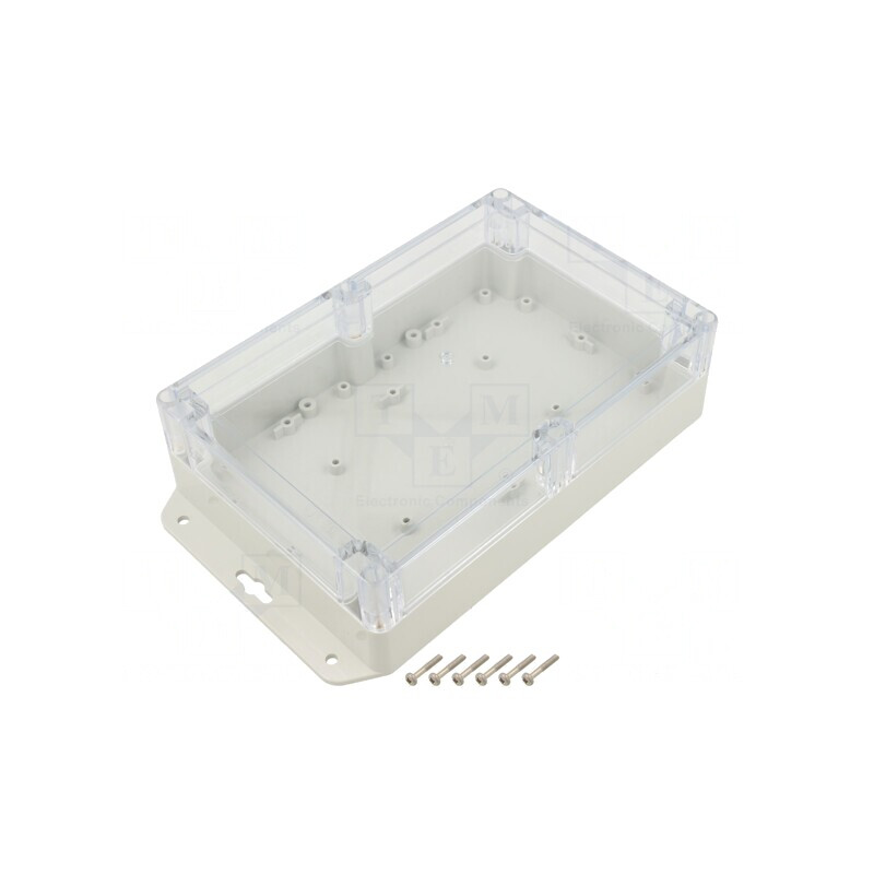 Carcasă Universală Gri Deschis 140x210x60mm ABS-PC | Electronic-mag.ro | Componente Electronice
