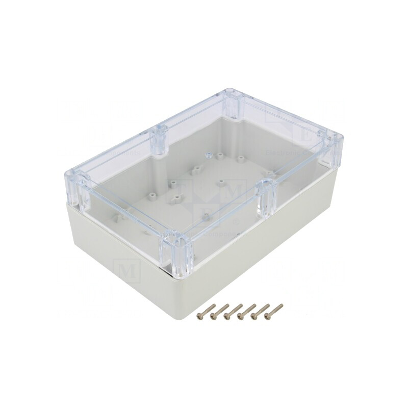 Carcasă Universală 140x210x75mm cu Bucşă din Alamă ABS-PC | Electronic-mag.ro | Componente Electronice