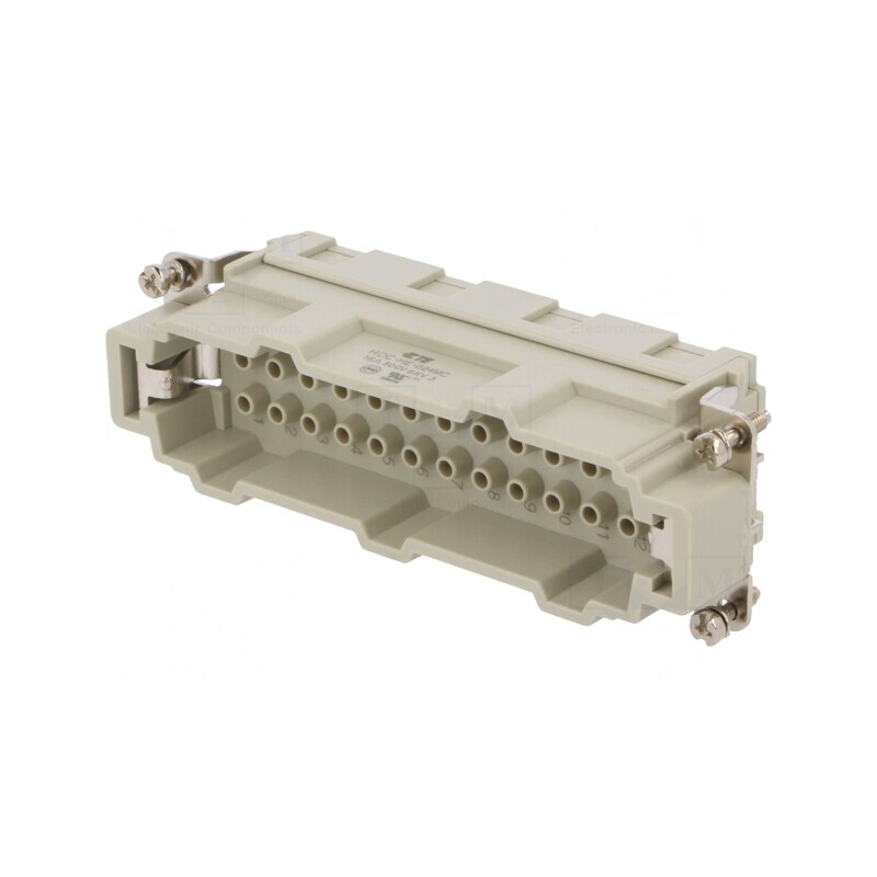 Conector HDC Tată 24 PIN 8 PE Fără Contacte | Electronic-mag.ro | Componente Electronice