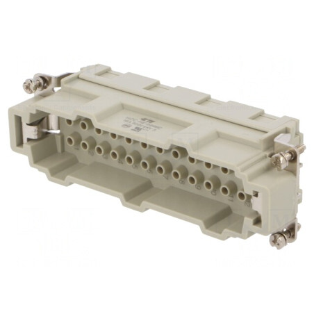 Conector HDC Tată 24 PIN 8 PE Fără Contacte | Electronic-mag.ro | Componente Electronice