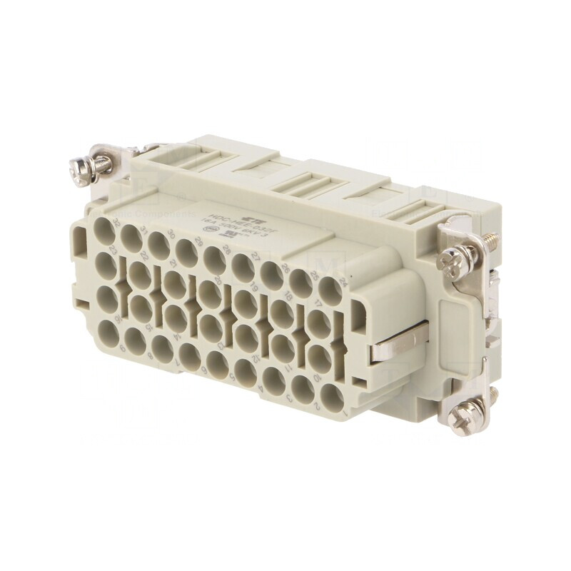 Conector HDC Mamă 32 Pini 16A 500V | Electronic-mag.ro | Componente Electronice