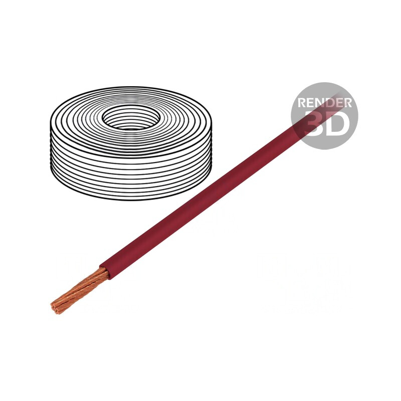 Cablu Alimentare Roșu 4mm 30m | Electronic-mag.ro | Componente Electronice