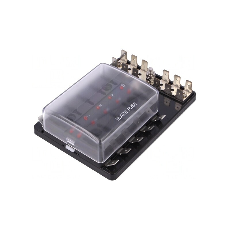 Cutii de siguranțe 19mm 30A șurub Term conectori 6,4mm | Electronic-mag.ro | Componente Electronice