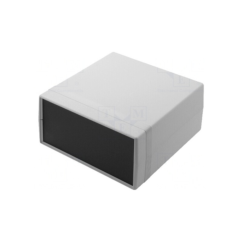 Carcasă ABS Neagră/Gri 160x160x86mm | Electronic-mag.ro | Componente Electronice