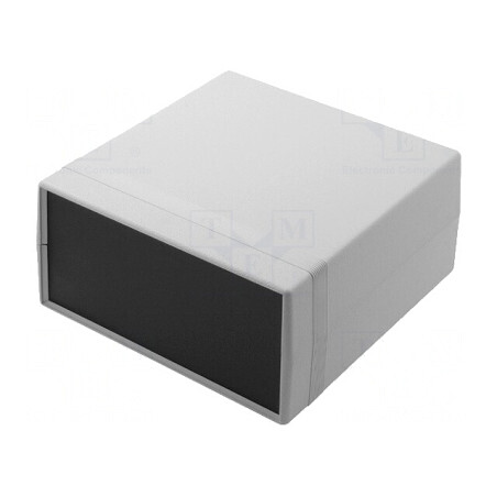 Carcasă ABS Neagră/Gri 160x160x86mm | Electronic-mag.ro | Componente Electronice