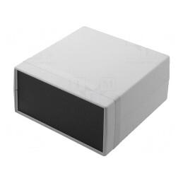 Carcasă ABS Neagră/Gri 160x160x86mm | Electronic-mag.ro | Componente Electronice