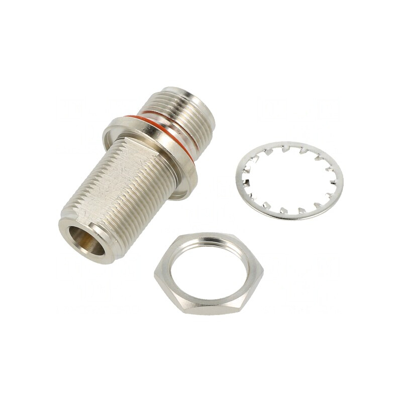 Adaptor N Soclu Drept 50Ω PTFE Aurit | Electronic-mag.ro | Componente Electronice