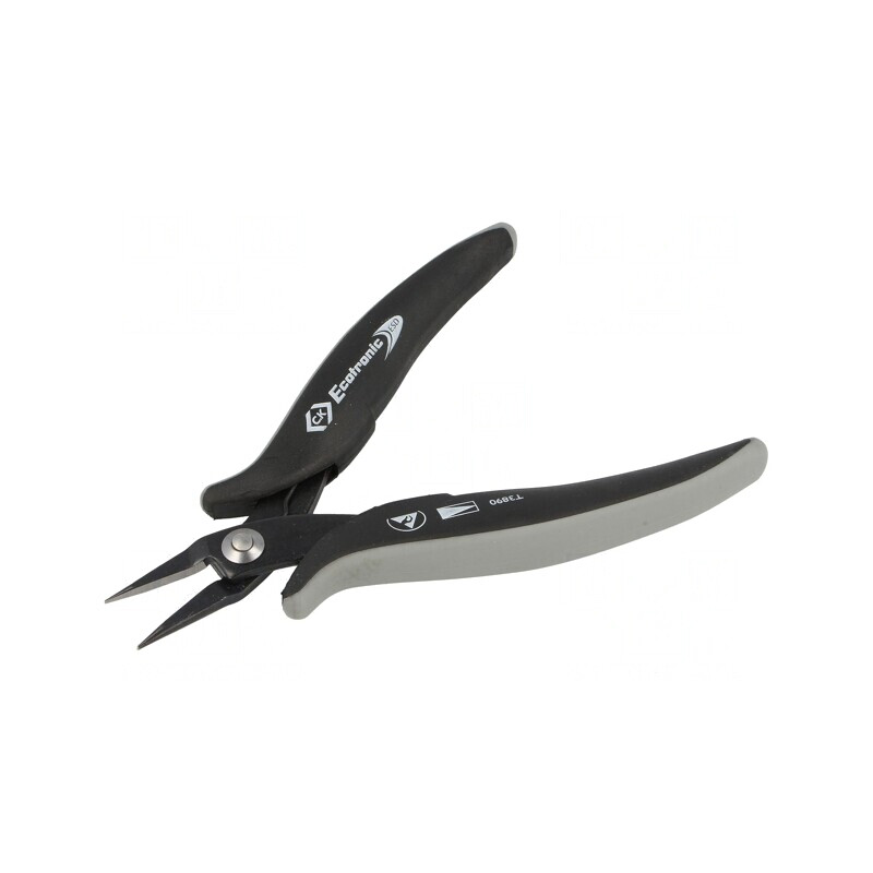Clești Semirotunzi ESD 145mm pentru Prindere și Îndoire | Electronic-mag.ro | Componente Electronice