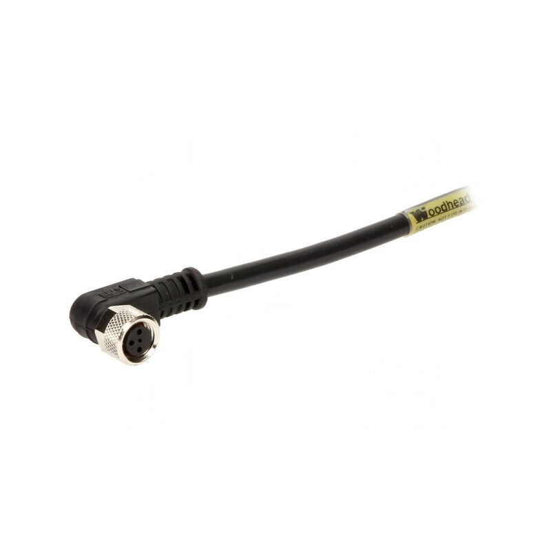 Conector M8 3 Pin 90° cu Cablu IP67 | Electronic-mag.ro | Componente Electronice