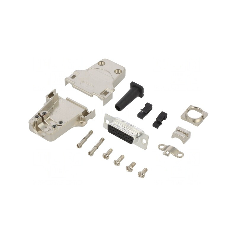 Conector D-Sub 26P Mamă Lipire pe Cablu Gold | Electronic-mag.ro | Componente Electronice