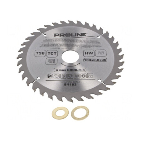 Disc Ferăstrău Circular 184mm 36 Dinți Călit | Electronic-mag.ro | Componente Electronice