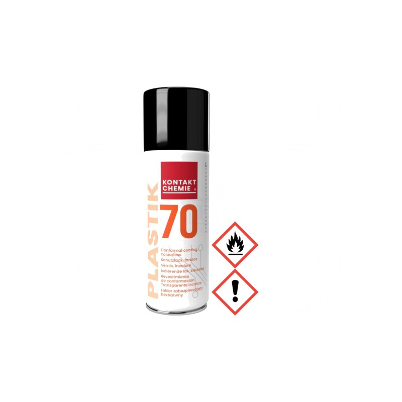 Spray Acoperire Transparentă 200ml Plastik 70 | Electronic-mag.ro | Componente Electronice