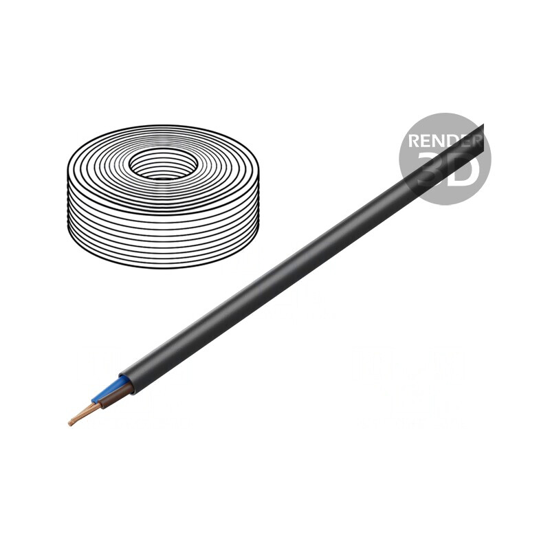 Cablu TITANEX H07RN-F 2x16mm2 Negru | Electronic-mag.ro | Componente Electronice