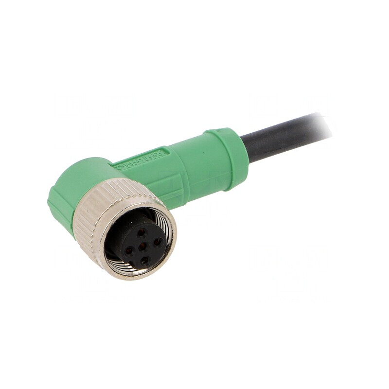 Cablu de conectare M12 unghi 1,5m 60VAC 4A | Electronic-mag.ro | Componente Electronice