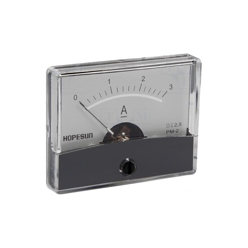 Ampermetru pe panou 0-3A 60x47mm | Electronic-mag.ro | Componente Electronice Ampermetru pe panou 0-3A 60x47mm | Electronic-mag.ro | Componente Electronice