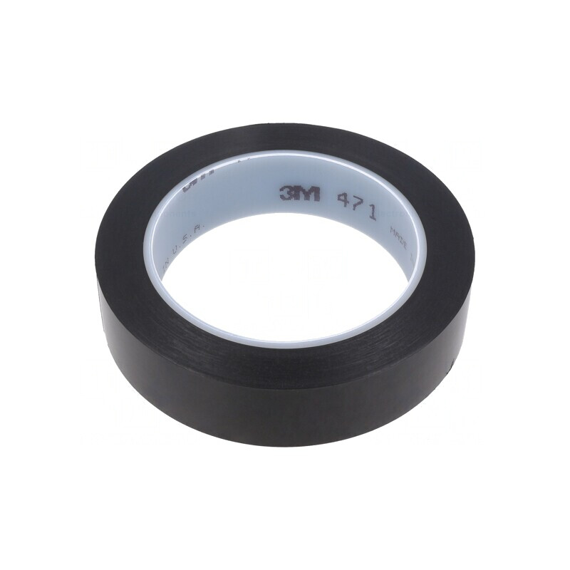 Bandă de Marcare Neagră 33m x 25mm | Electronic-mag.ro | Componente Electronice