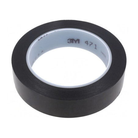 Bandă de Marcare Neagră 33m x 25mm | Electronic-mag.ro | Componente Electronice