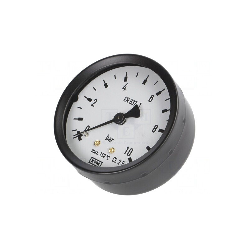 Manometru 10 bar 63mm Filet M12x1,5 | Electronic-mag.ro | Componente Electronice