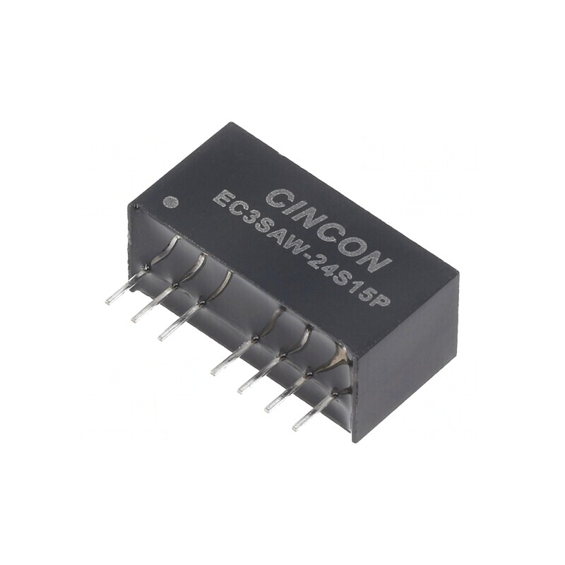Convertor DC/DC 3W 9-36V la 15V 200mA SIP8 | Electronic-mag.ro | Componente Electronice