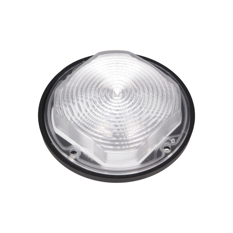 Lentilă LED rotundă silicon transparent neagră | Electronic-mag.ro | Componente Electronice