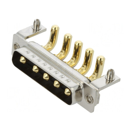 Mufă D-Sub 5 PIN PCB THT 240V | Electronic-mag.ro | Componente Electronice