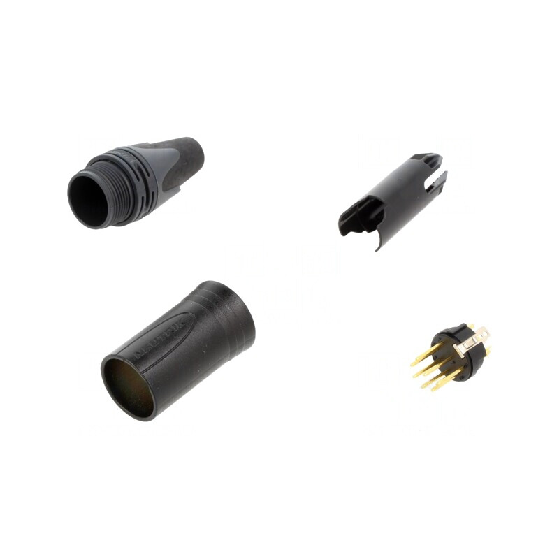 Mufă XLR Tată 7 Pin pe Cablu NC7MXX-B | Electronic-mag.ro | Componente Electronice
