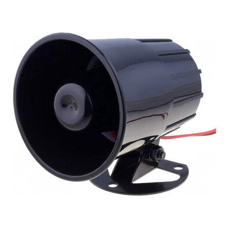 Sirena Dinamică 1 Ton 600mA 88mm | Electronic-mag.ro | Componente Electronice