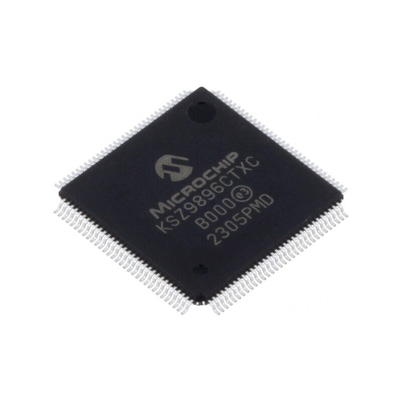 Interfață Ethernet Transceiver 10/100/1000Base-T TQFP128 KSZ9896CTXC | Electronic-mag.ro | Componente Electronice
