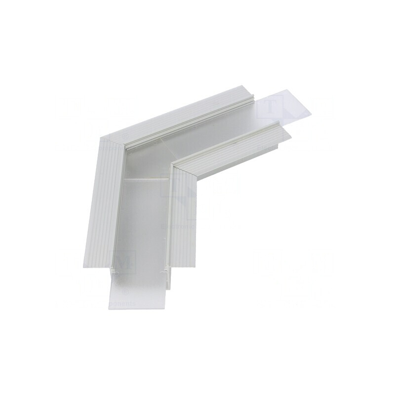 Conector 120° Aluminiu Anodizat Argintiu VARIO30-05 | Electronic-mag.ro | Componente Electronice
