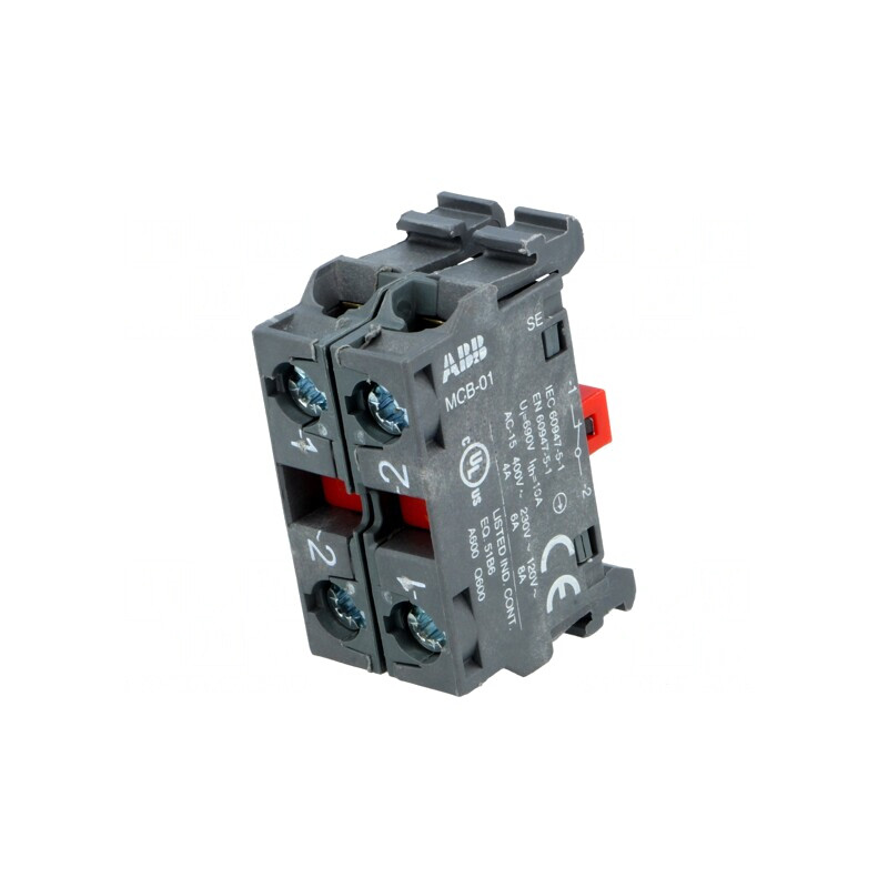 Element de Contact 22mm Placa Frontală NC x2 | Electronic-mag.ro | Componente Electronice