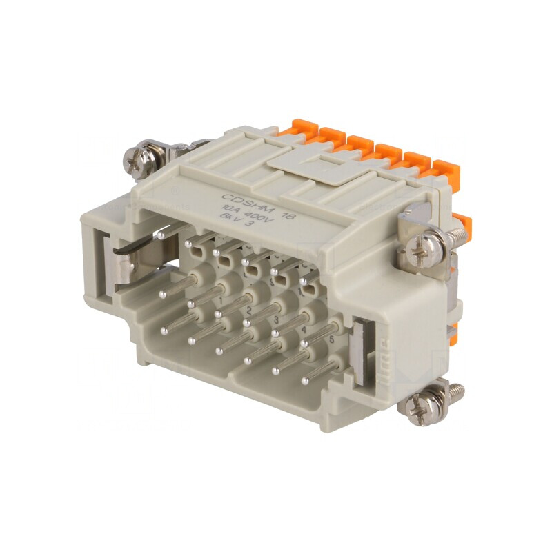 Conector HDC Tată 18 Pin 10A | Electronic-mag.ro | Componente Electronice