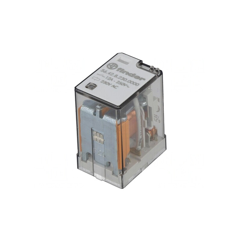 Releu electromagnetic DPDT 230VAC 20A | Electronic-mag.ro | Componente Electronice