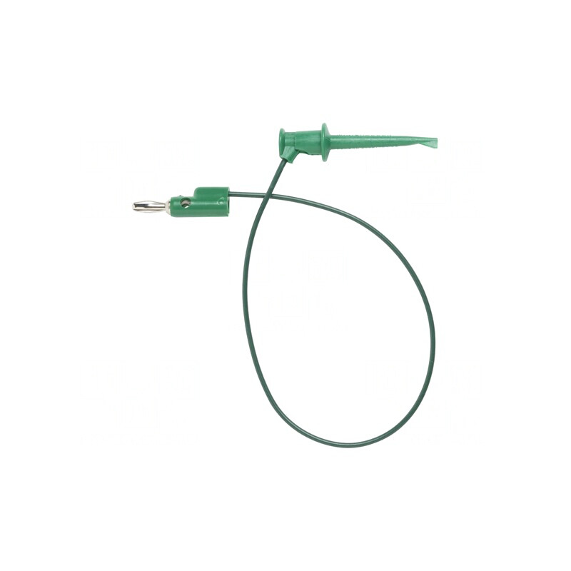 Cablu de măsurare verde 1,219m 60VDC 30VAC 5A | Electronic-mag.ro | Componente Electronice