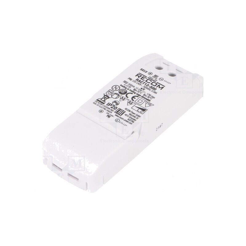 Alimentator LED 12W 12-24VDC 500mA | Electronic-mag.ro | Componente Electronice