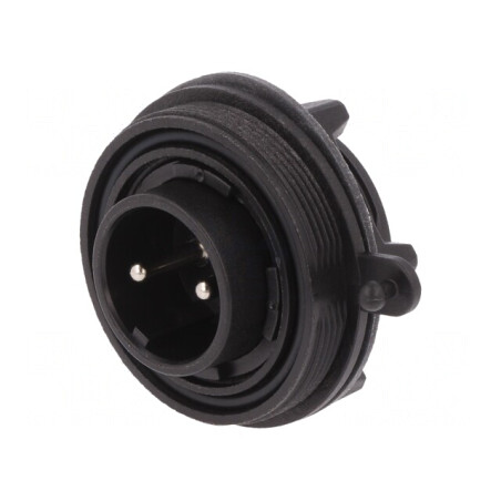 Conector Circular Soclu Tată PIN 2 Standard Buccaneer IP68 | Electronic-mag.ro | Componente Electronice