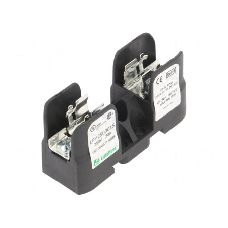 Clema Siguranțe Cilindrice DIN 30A 250V Poli 1 | Electronic-mag.ro | Componente Electronice