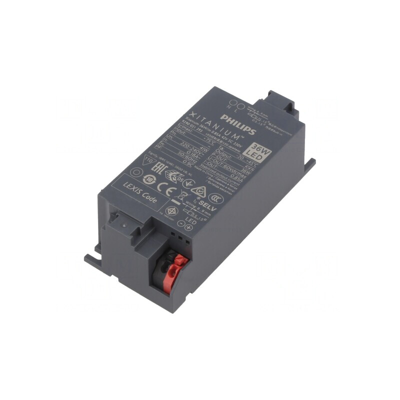 Alimentator LED 36W 30-42VDC 850mA 220-240VAC | Electronic-mag.ro | Componente Electronice